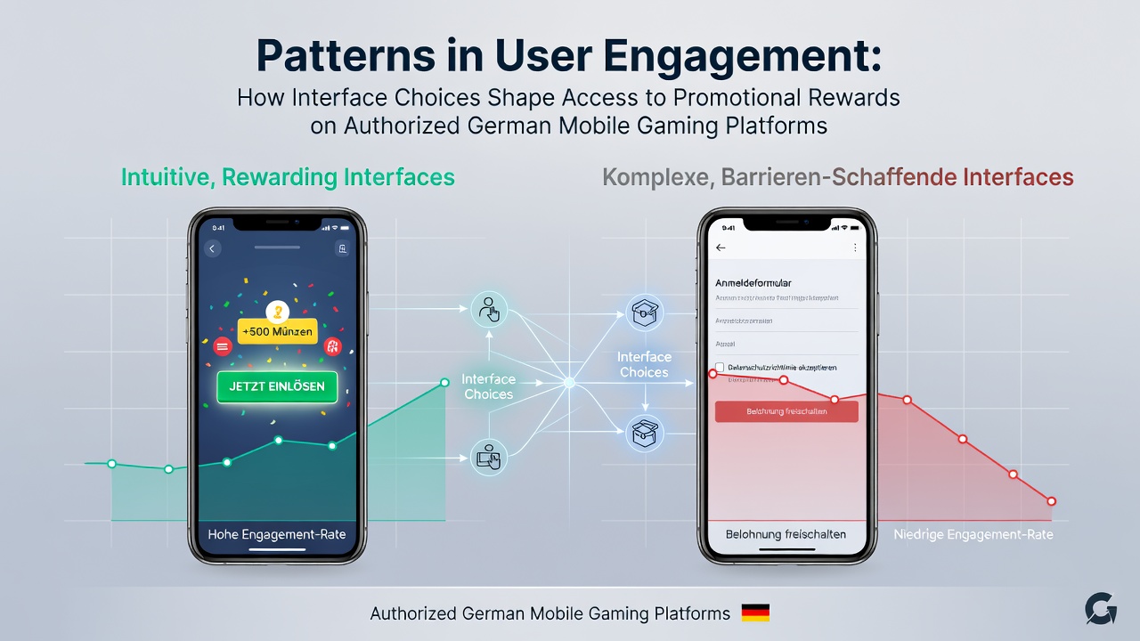 Analyse von Benutzeroberflächen und Engagement-Mustern auf deutschen Gaming-Plattformen